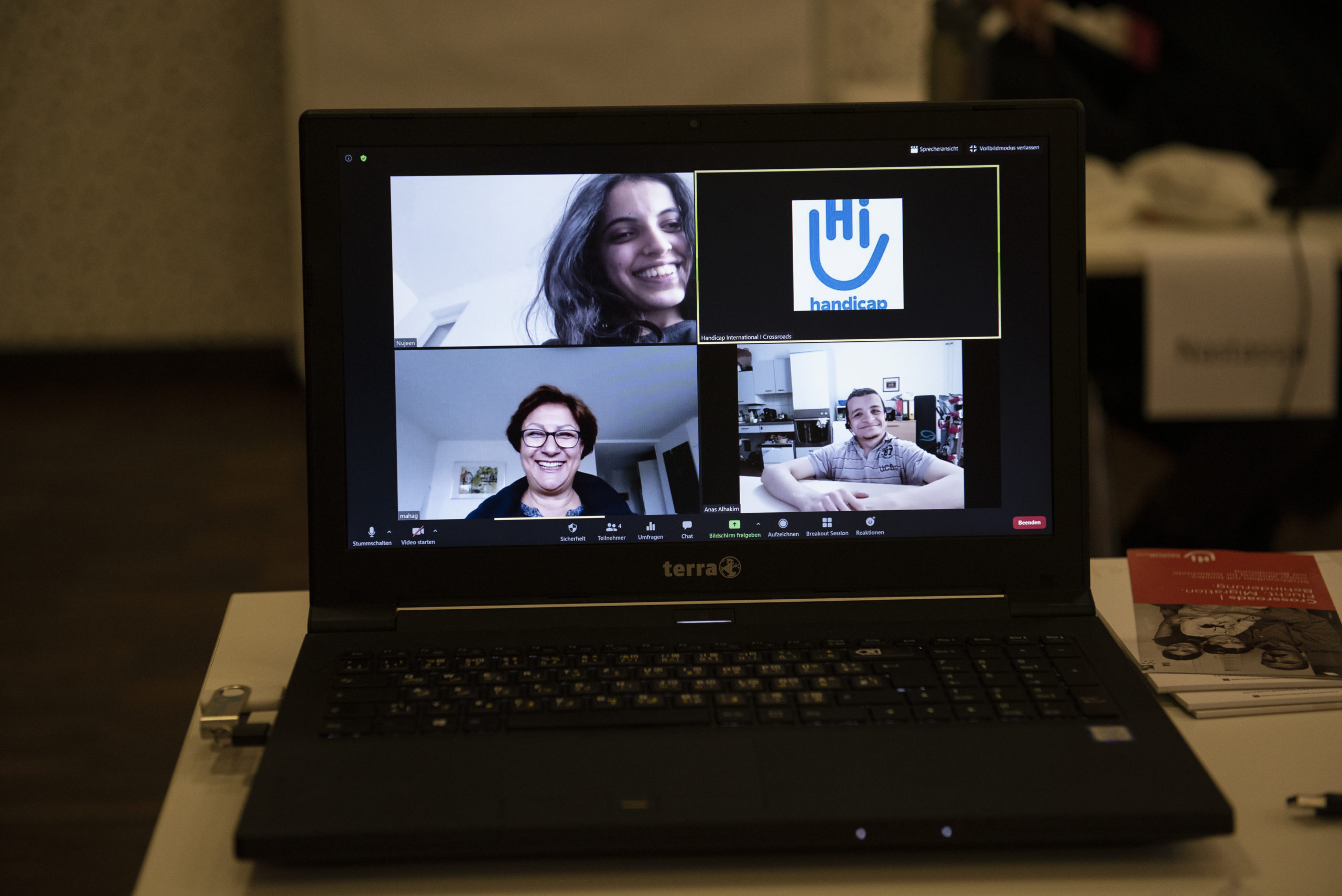 Im Kontext der Coronapandemie             fanden die Selbstvertretungstreffen im Jahr 2020 überwiegend digital statt.